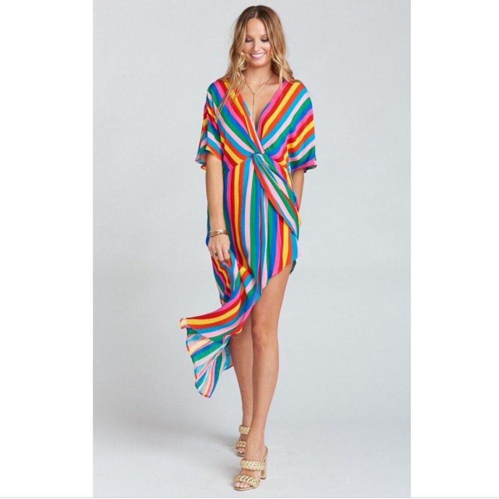 Show Me Your MuMu Get Twisted Tulum Maxi Dress / Beach Cover Up: Size Medium